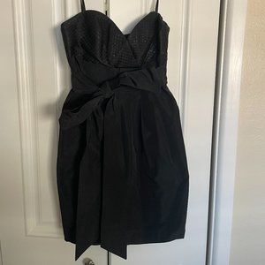 Strapless BCBGMaxAzria Black Cocktail Dress